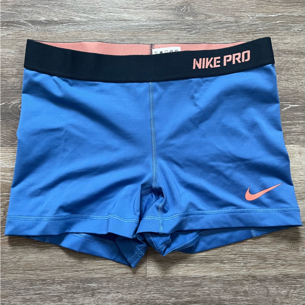 Nike Pro Dri-FIT 3” shorts - blue - size medium